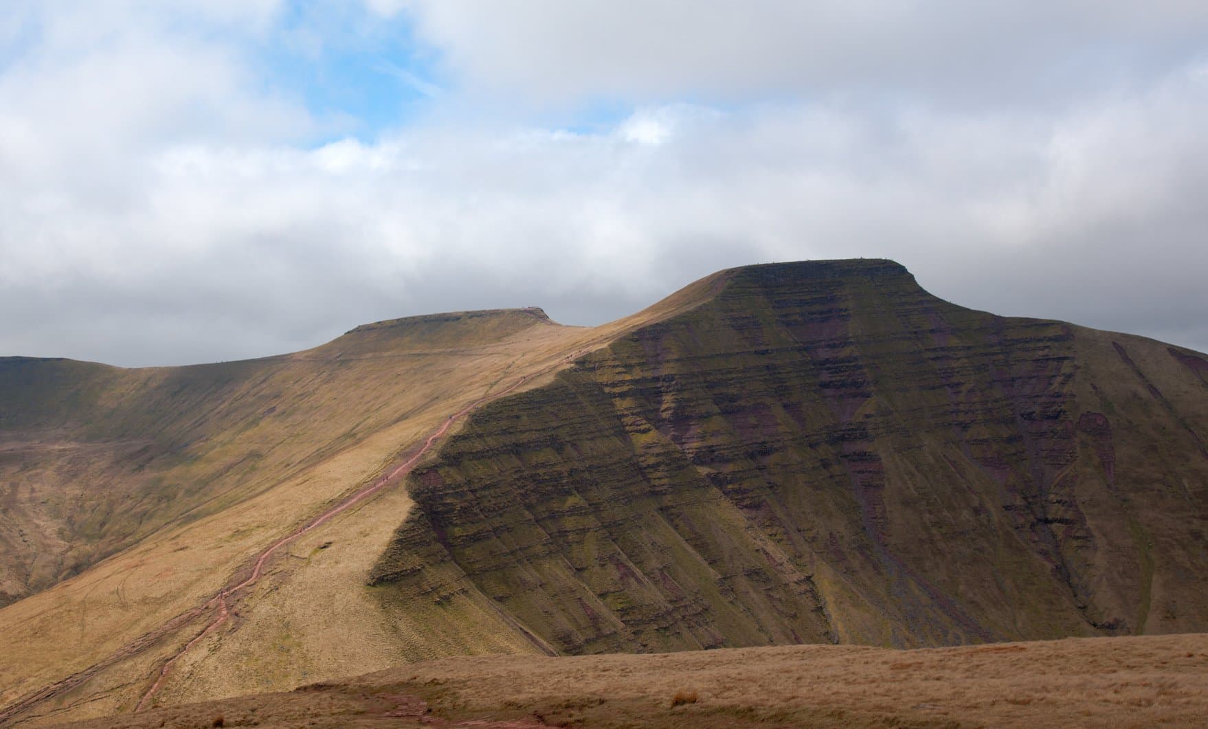 Pen y Fan and the ridges of Bannau Brycheiniog
