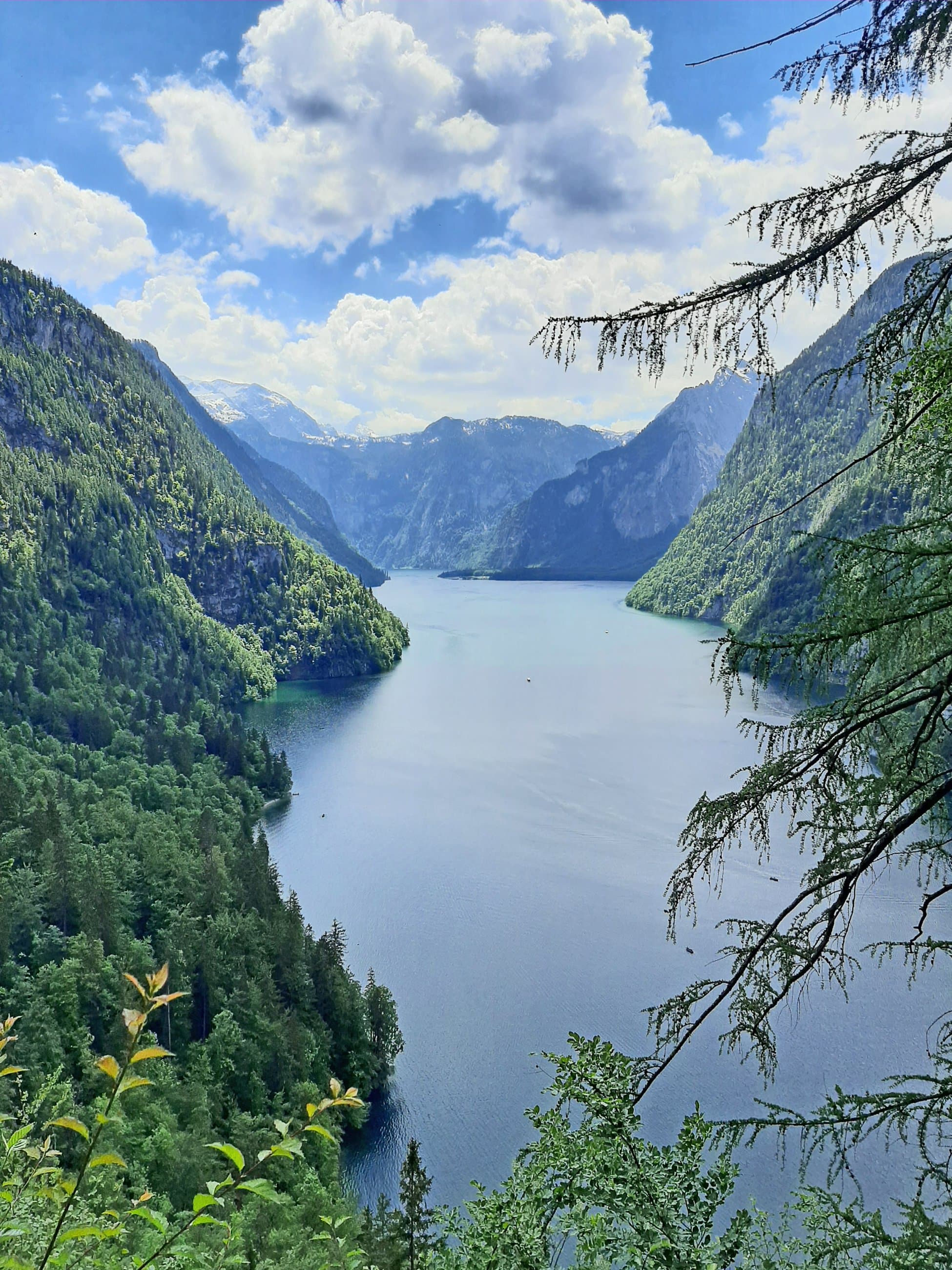 Alpine scenery above Königssee and Berchtesgaden