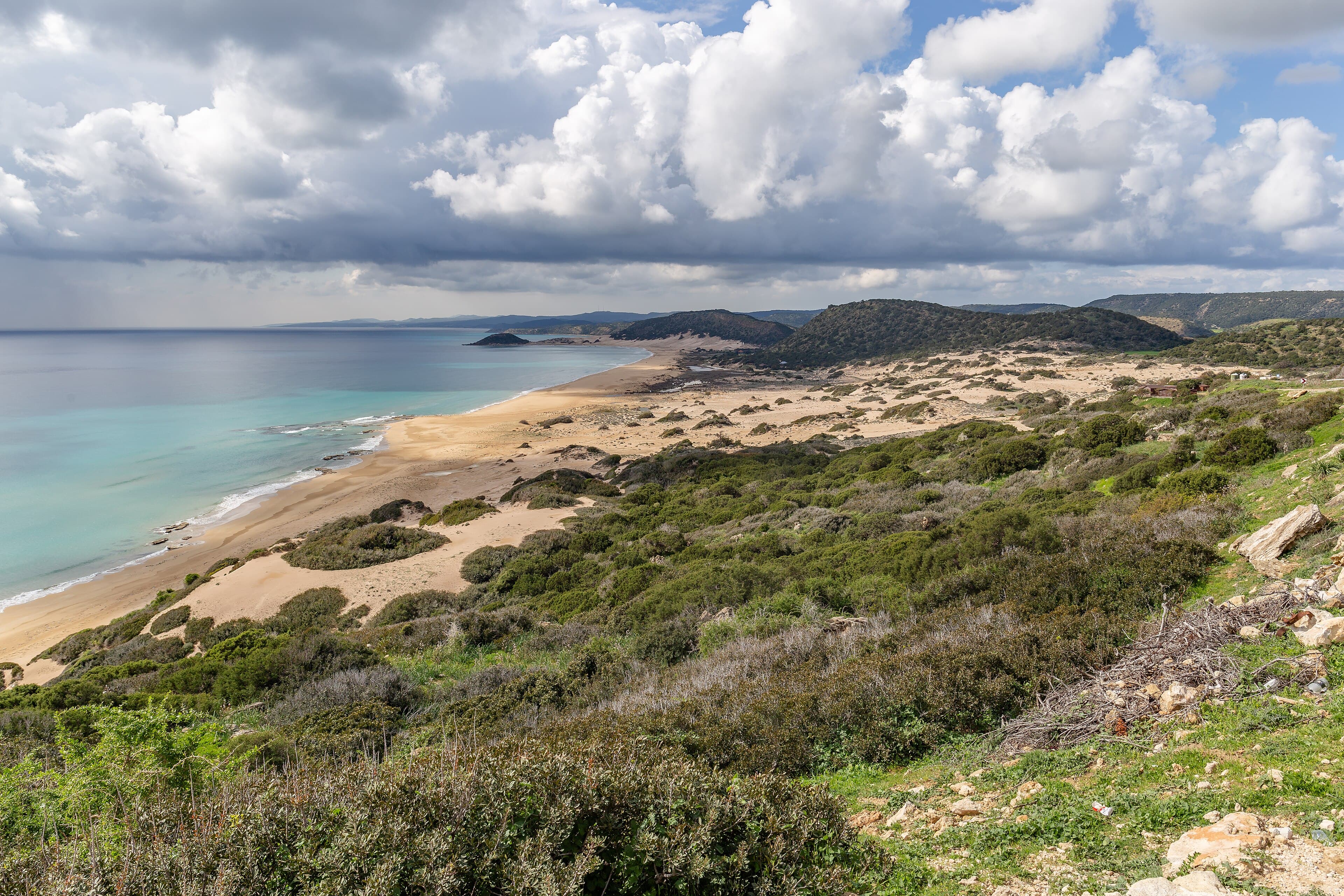 Golden Beach and dunes on the Karpaz Peninsula