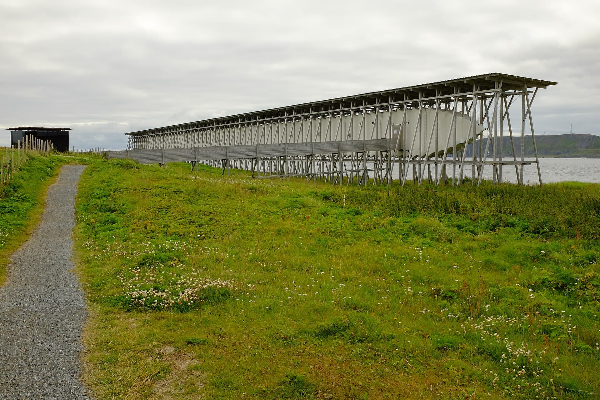 Steilneset Memorial to the victims of the 17th-century Finnmark witch trials on Vardø island, Varanger.
