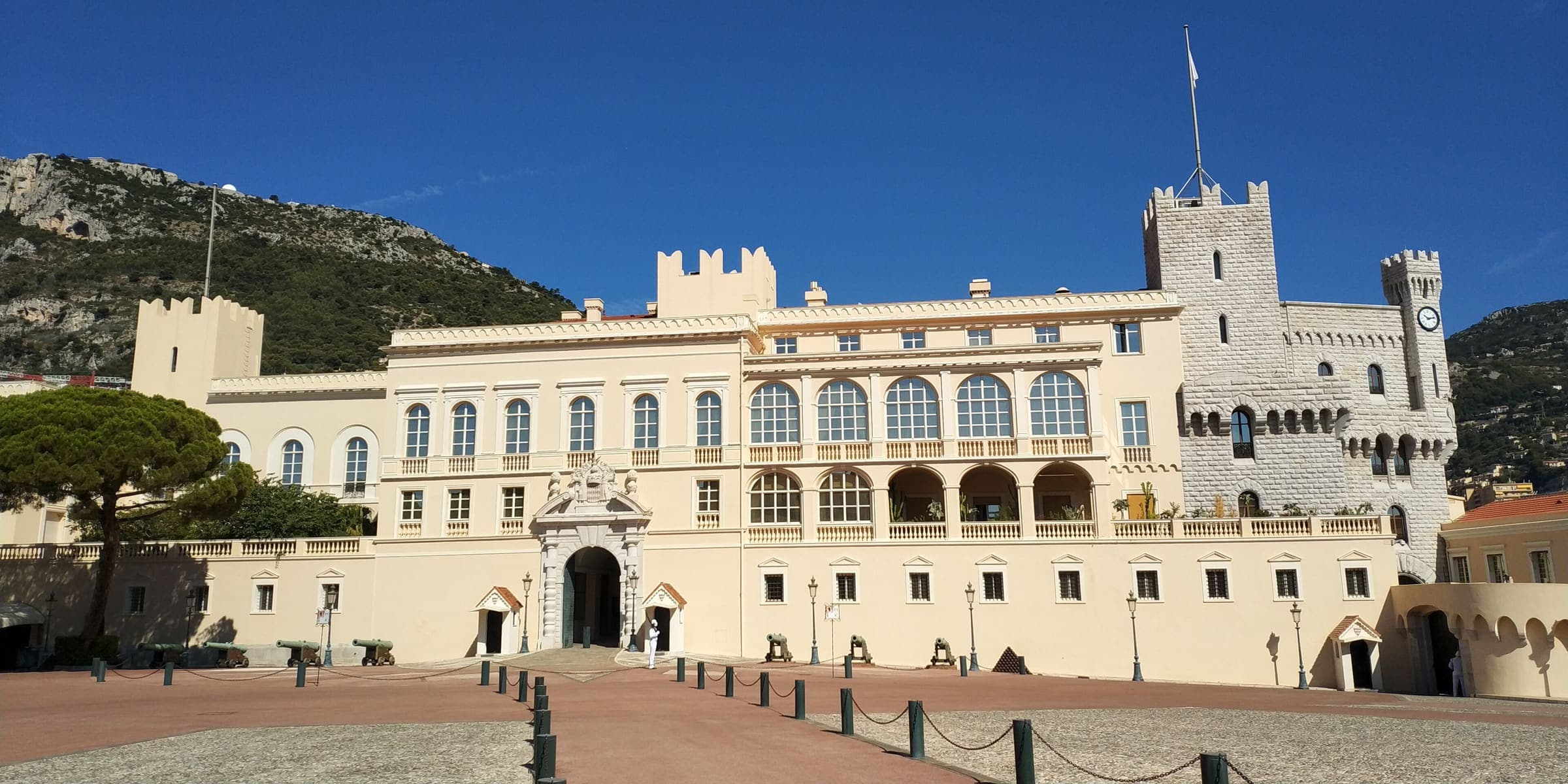 The Prince's Palace of Monaco on Place du Palais