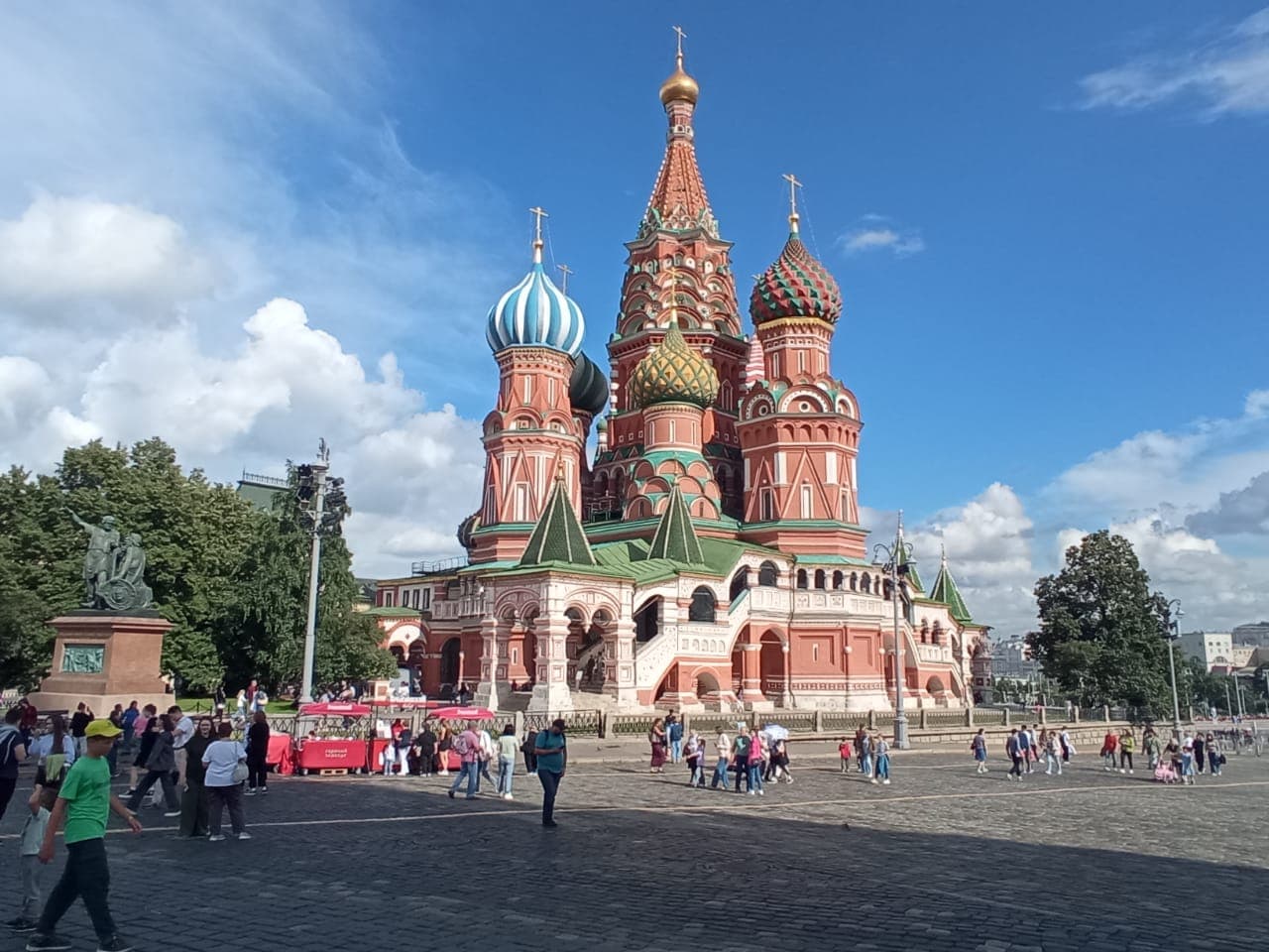 Saint Basil's Cathedral on Red Square in Moscow