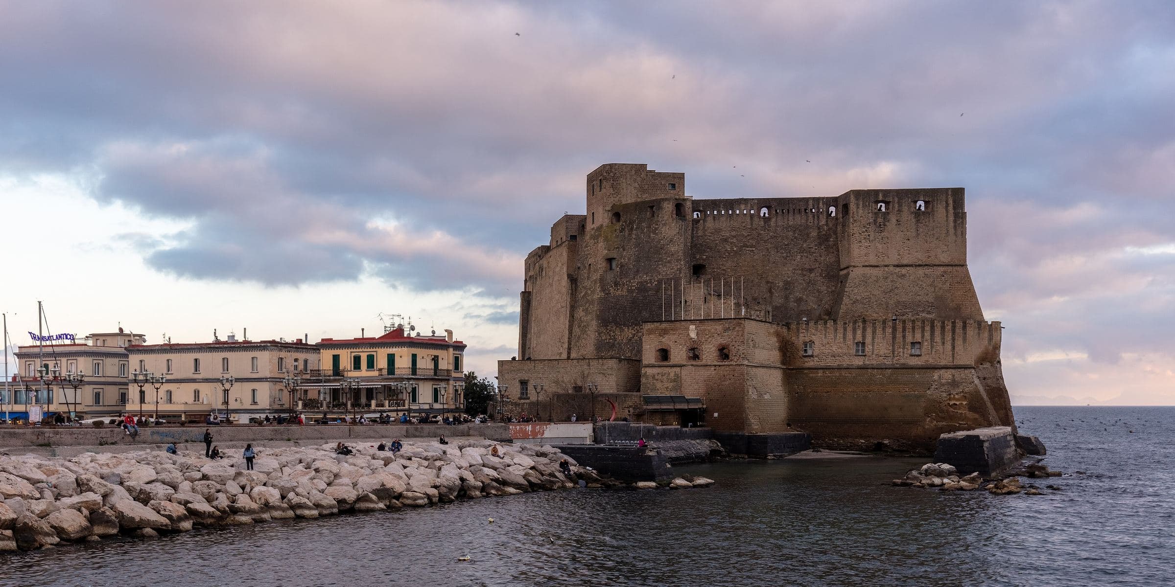Castel dell'Ovo on the Bay of Naples