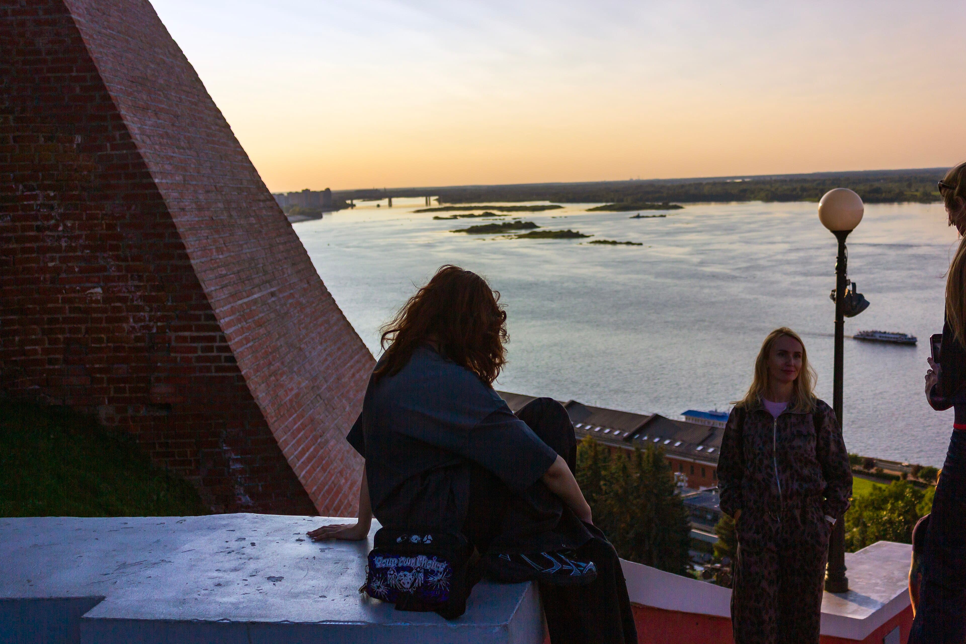 Historic riverfront of Nizhny Novgorod