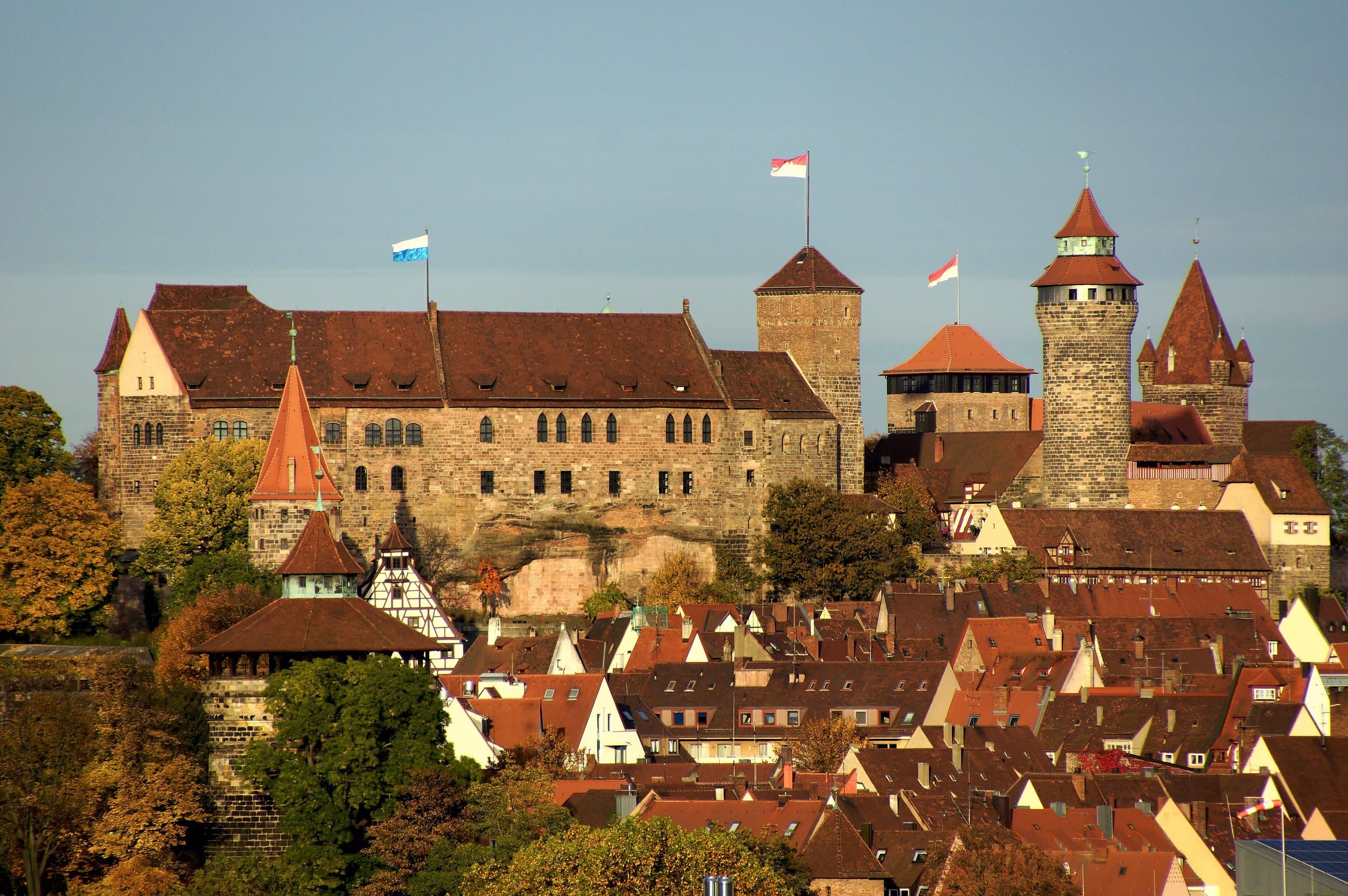 Nuremberg's Imperial Castle above the old town