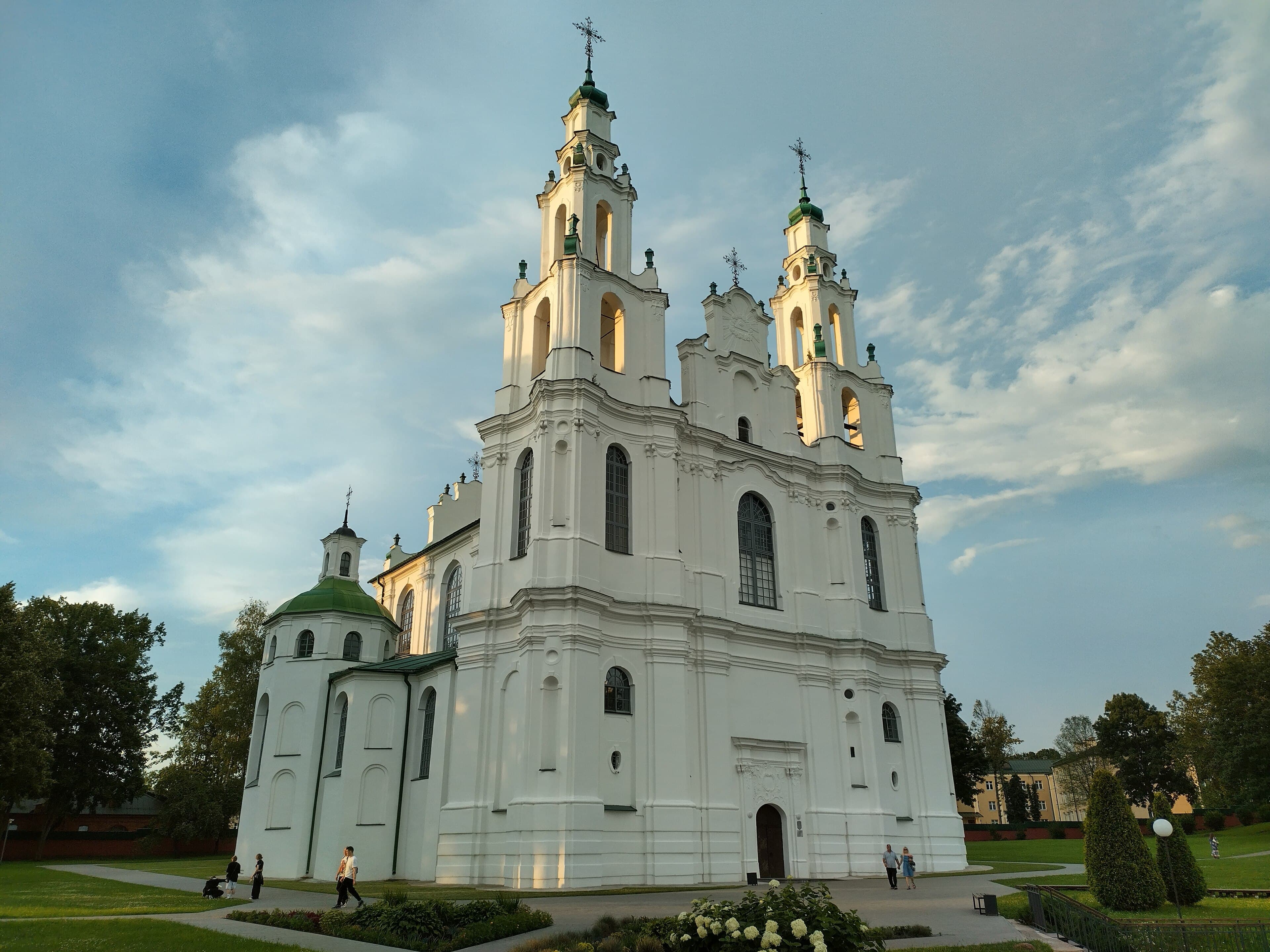 Cathedral of Saint Sophia overlooking the Western Dvina in Polotsk