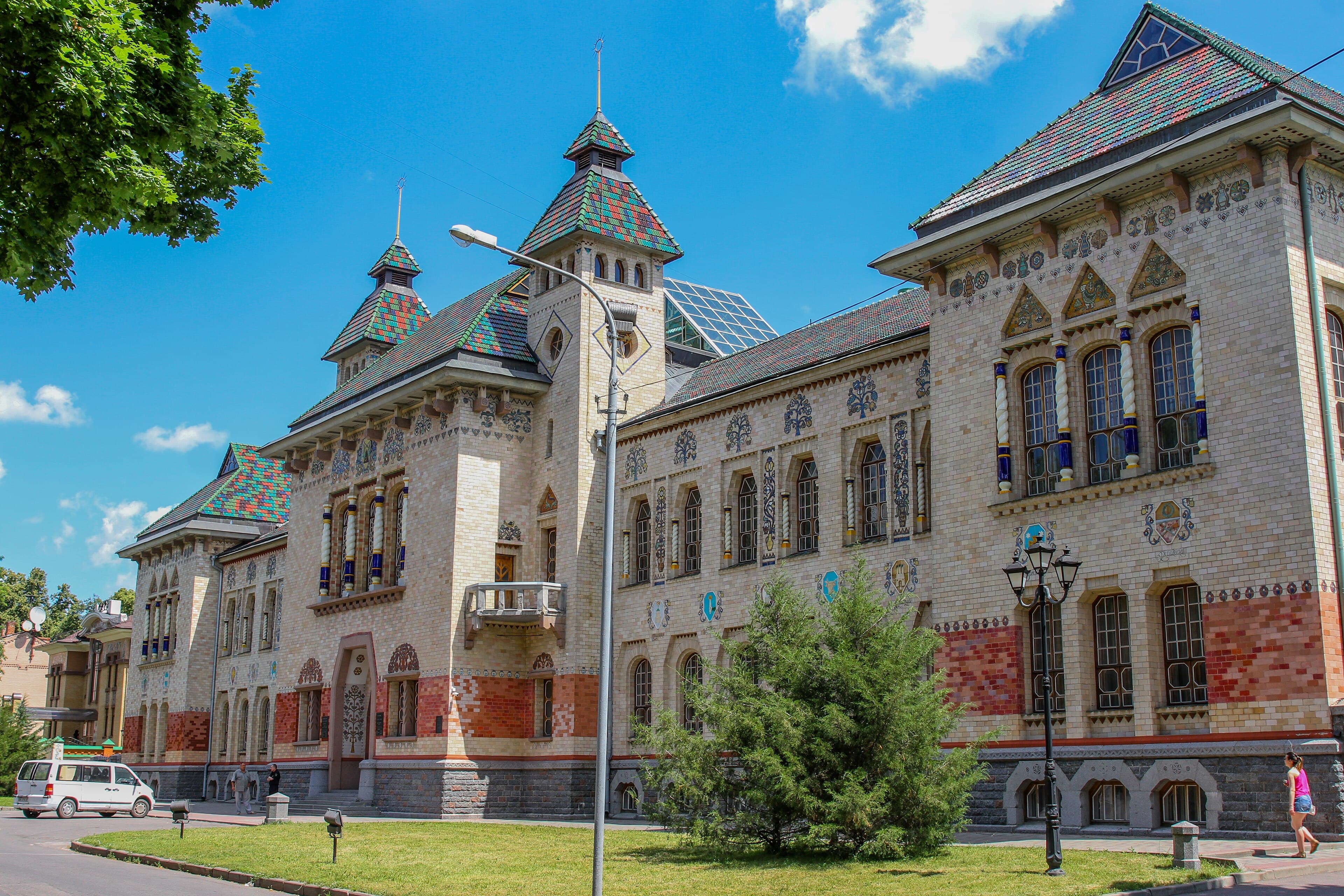 Ornamental facade of the Poltava Regional Museum