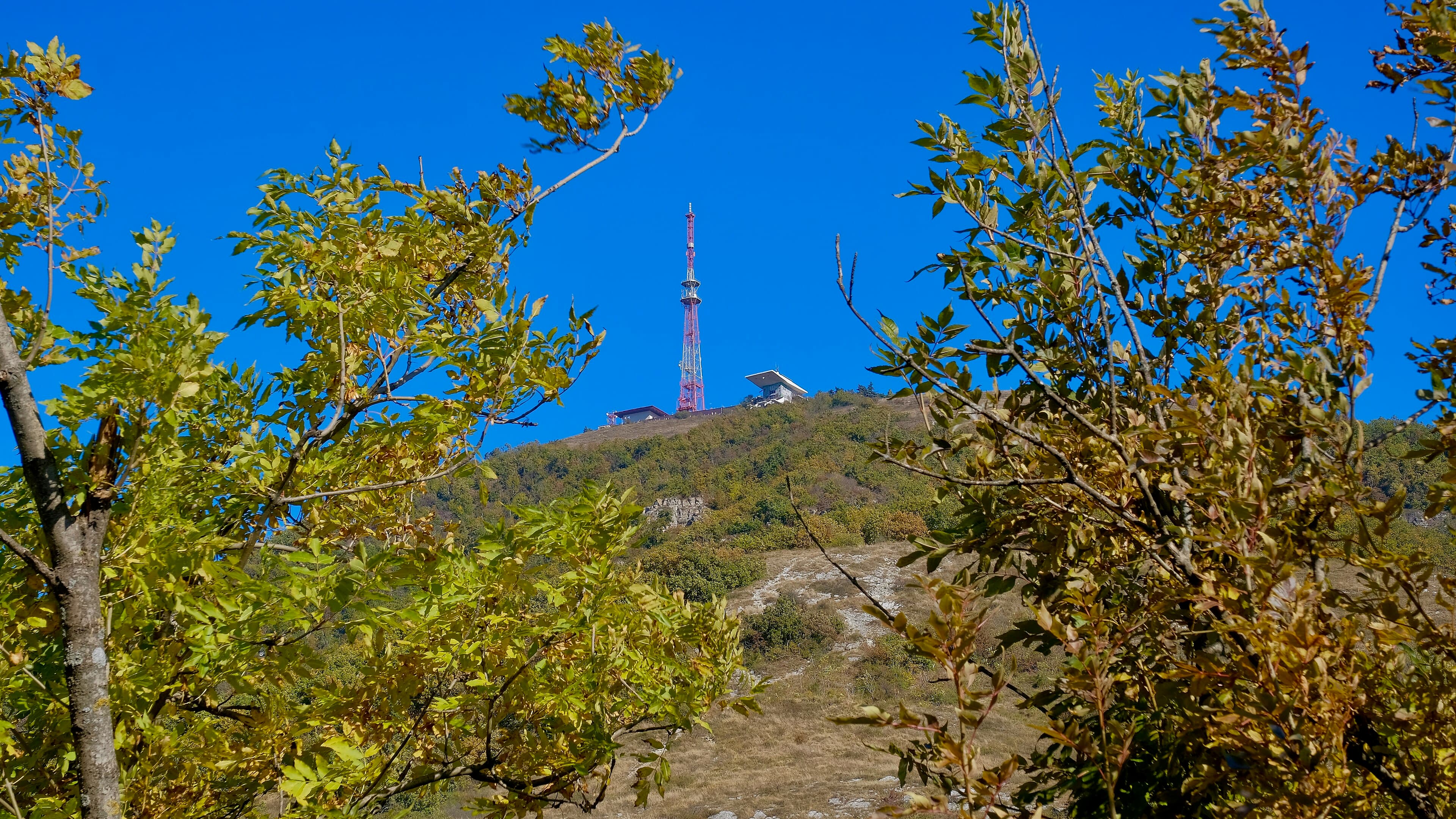 Autumn slopes of Mount Mashuk above Pyatigorsk