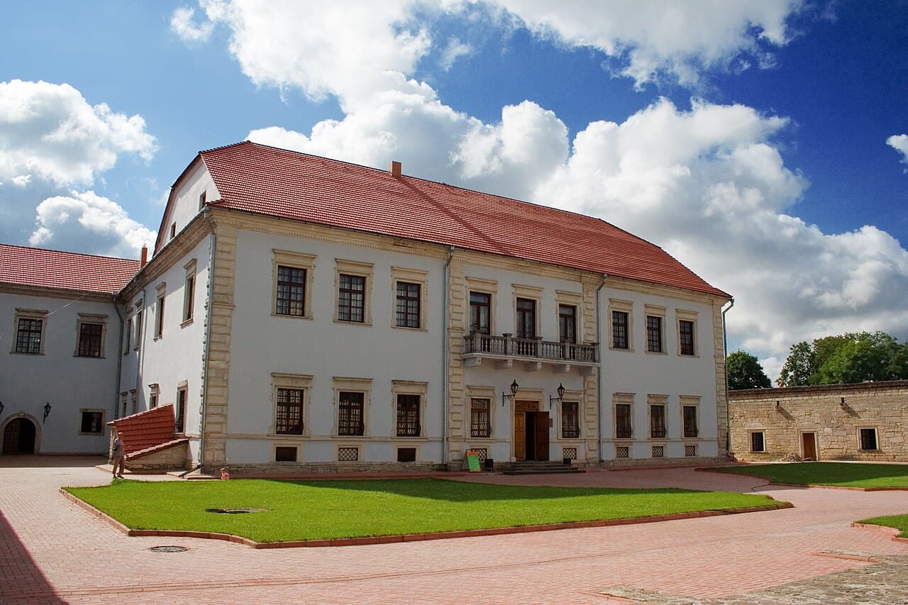Palace and courtyard of Zbarazh Castle