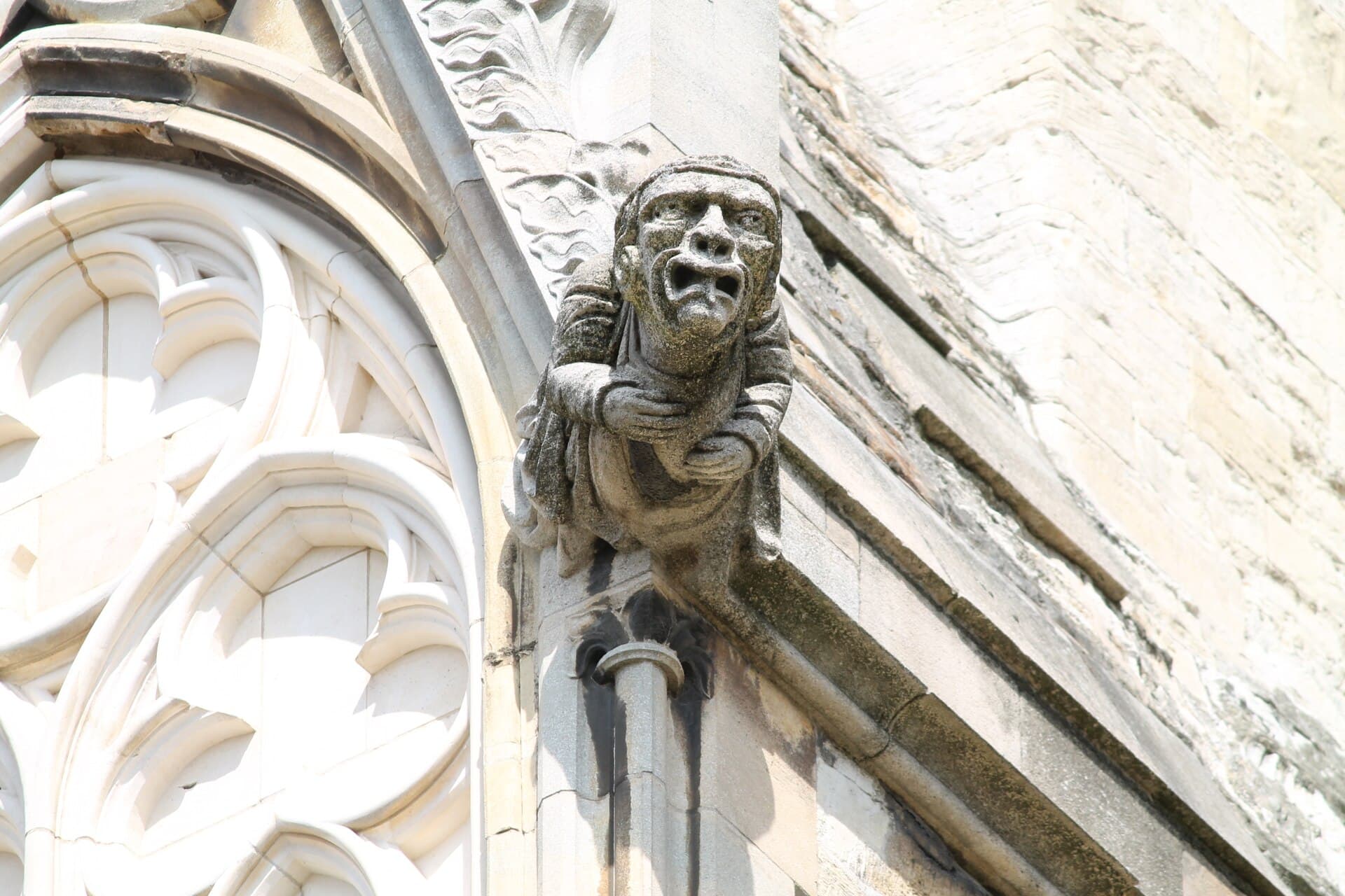 York Minster cathedral and medieval stone towers in York